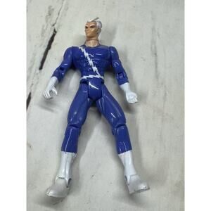 Vintage 1996 Marvel Quicksilver Action Figure ToyBiz Comic Book Figurine